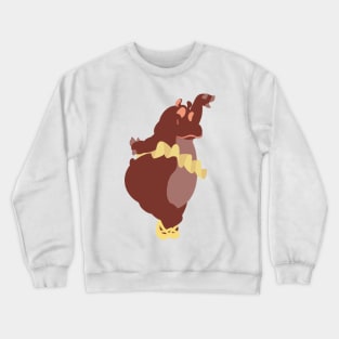 Graceful As A Hippo Crewneck Sweatshirt